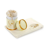 Decoratieve cilinder met gouden accenten, ideaal voor Cadeauset Gebed Cilinder